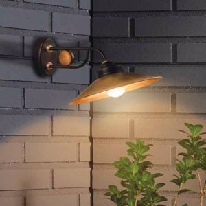 Picture of Gibas rua rustic wall lamp in metal