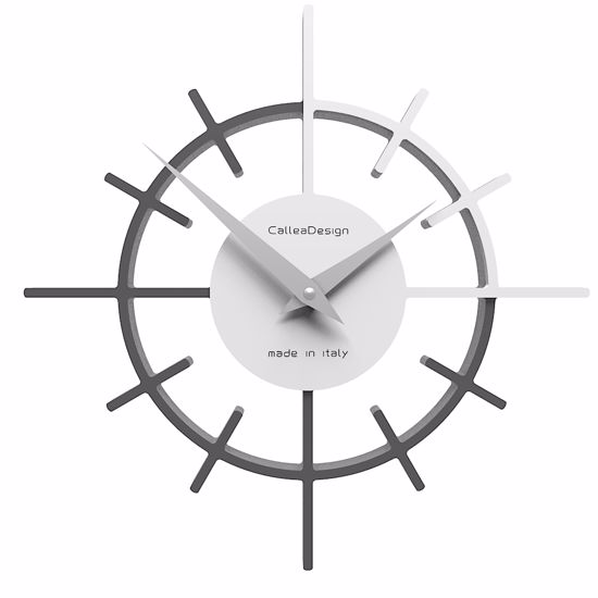 Callea crosshair modern wall clock ø29 in quartz grey colour