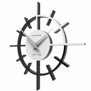 Callea crosshair modern wall clock ø29 in black colour