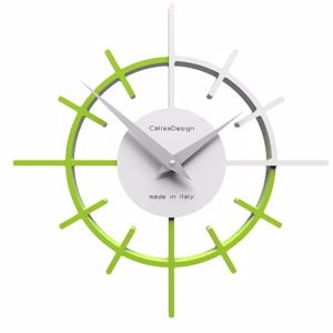 Callea crosshair wall clock ø29 in apple green colour original style