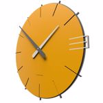 Callea design mike modern wall clock in melon colour