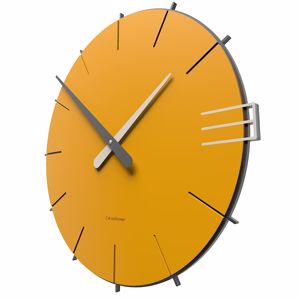 Picture of Callea design mike modern wall clock in melon colour
