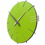 Callea design mike modern wall clock in apple green colour