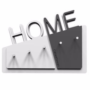  callea design home wall key holder in quartz grey colour original design
