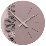 Callea big merletto wall clock ø45 in plum grey colour