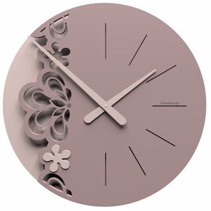 Picture of Callea big merletto wall clock ø45 in plum grey colour