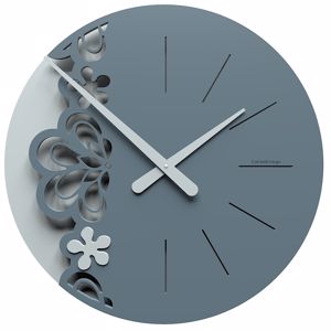 Picture of Callea big merletto wall clock ø45 in mid blue colour