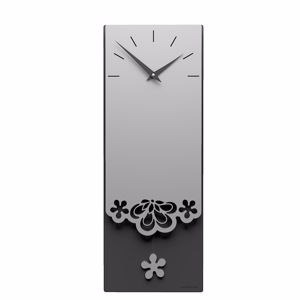 Callea design merletto pendulum wall clock modern design in aluminium colou