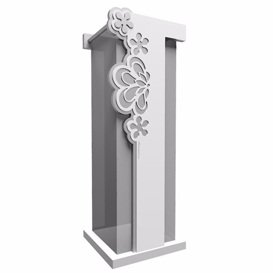Picture of Callea design merletto modern umbrella rack white colour