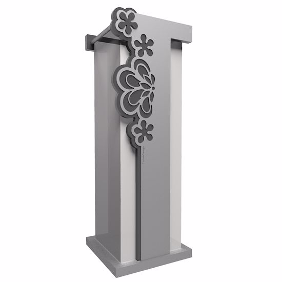 Picture of Callea design merletto mdoern umbrella rack in aluminium co lour