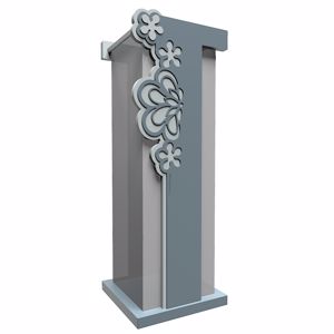 Picture of Callea design merletto mdoern umbrella rack in mid blue colour