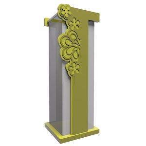 Picture of Callea design merletto new umbrella rack mdoern design olive green colour