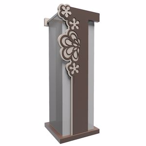 Callea design merletto umbrella rack original design in chocolate colour