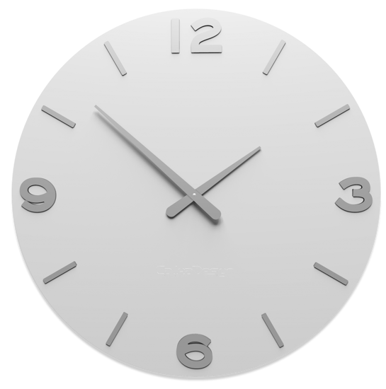 Picture of Callea design modern wall clock smarty white
