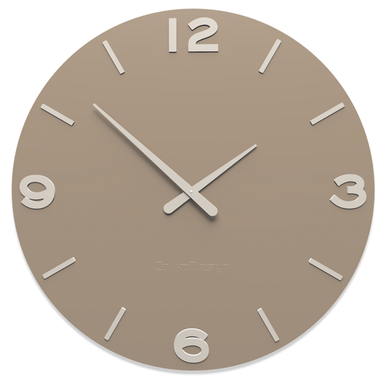 Picture of Callea design modern wall clock smarty caffelatte