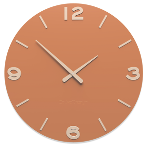 Picture of Callea design modern wall clock smarty terracotta 