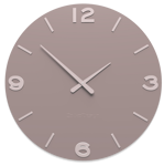 Callea design modern wall clock smarty plum grey