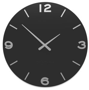 Picture of Callea design modern wall clock smarty black
