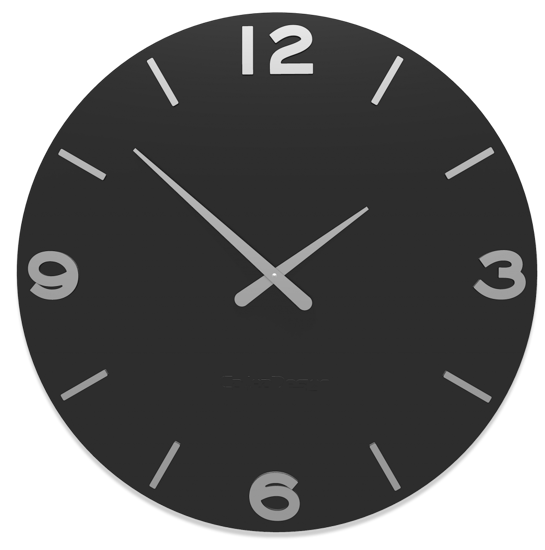 Picture of Callea design modern wall clock smarty black