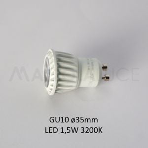 Isyluce bulb led 1.5w gu10 35mm 3200k 120 lumen
