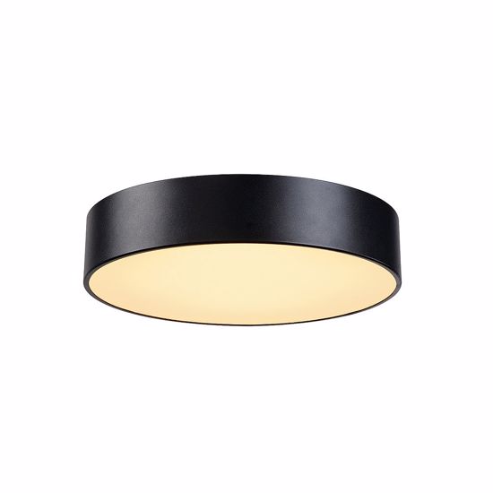 Picture of Slv medo 40 led slim ceiling light ø38cm black cylinder