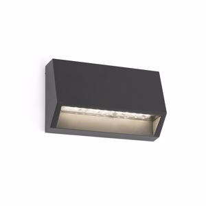 Faro must footpath led light 1.5w for outdoor steps and stairs dark grey finishing