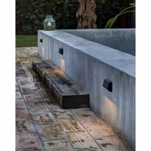 Picture of Faro must-3 footpath led light 4w for outdoor rectangular-shaped light dark grey finishing 