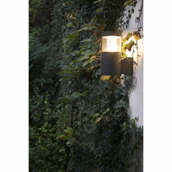 Picture of Faro giza led wall light modern design outdoor lighting dark grey finish