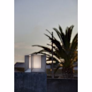 Picture of Faro mila led beacon lamp in dark grey finish for outdoor areas gardens or wall modern design 