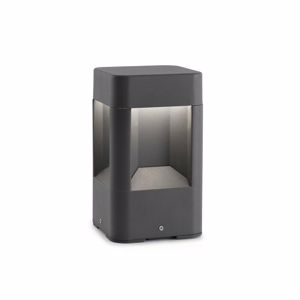 Picture of Faro naya small led beacon lamp dark grey modern design for outdoor terraces or wall
