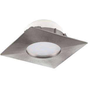 Recessed led spotlight for false ceiling 6w 3000k nickel 