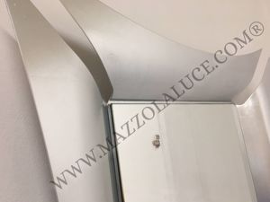 Arti e mestieri morgana wall mirror silver frame contemporary design