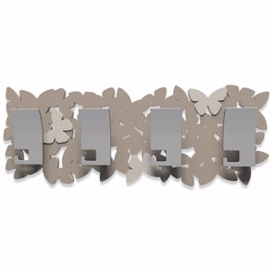 Picture of Callea design modern coat rack butterflies dove grey