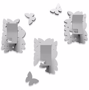 Show details for Callea design modern coat hooks butterflies island white Picture of Callea design modern coat hooks butterflies island white