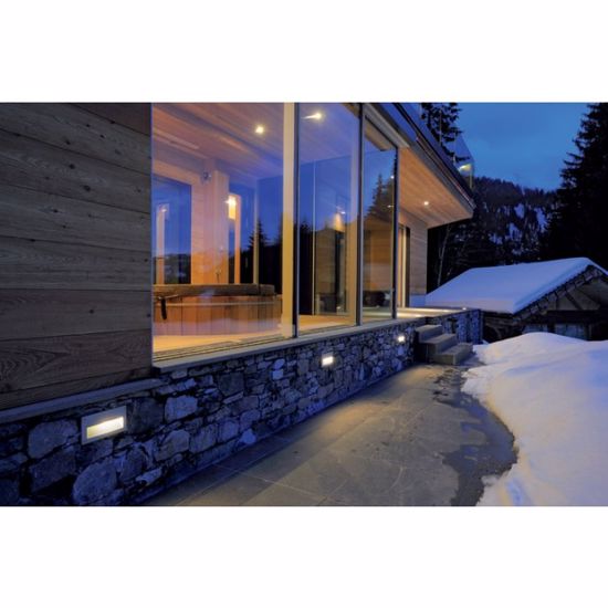 Picture of White recessed pathway led light ip55 3000k