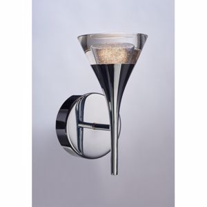 Picture of Applique led 6w metallo cromo lucido e vetro design