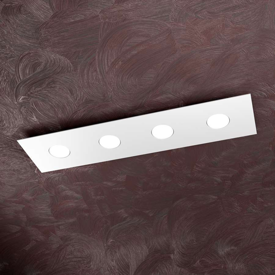 Picture of Top light area led ceiling lamp rectangular 4 lights