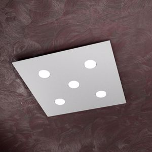 Show details for Top light area led ceiling light 5 lamps grey design ultra slim metal body Picture of Top light area led ceiling light 5 lamps grey design ultra slim metal body