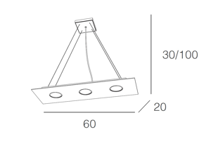 Led suspension economic modern