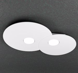 Toplight cloud ceiling lamp white modern 2 lights