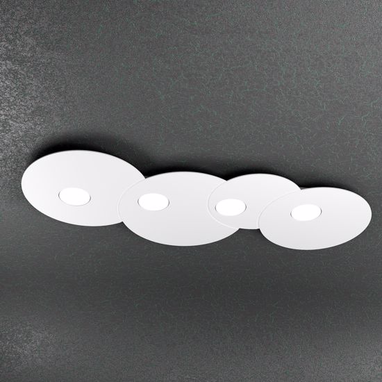 Picture of Toplight cloud white ceiling lamp modern design 4 lights