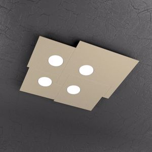Picture of Plafoniera led design per cucina moderna colore sabbia tortora top light plate