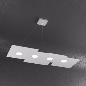 Picture of Toplight plate lampadario per cucina moderno gx53 led grigio design squadrato