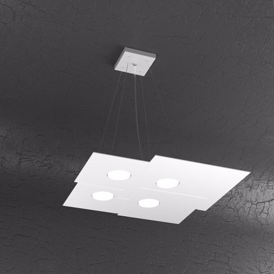Picture of Top light plate pendant led 4 lights modern design