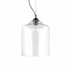 Picture of Ideal lux bistrò suspension sp1 square clear glass