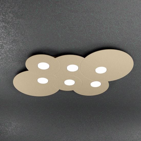 Sand cloud toplight led ceiling 6 lights modern design