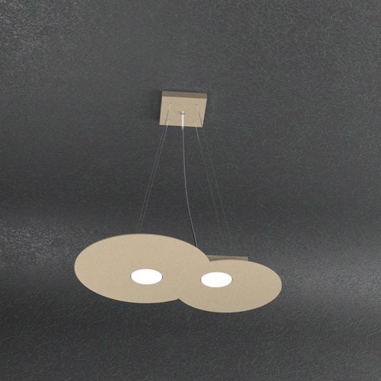 Modern sand cloud led pendant 2 lights toplight