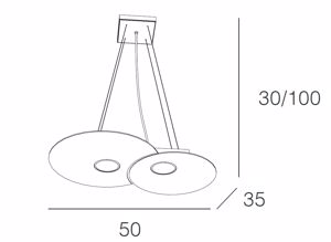 Show details for Modern sand cloud led pendant 2 lights toplight Picture of Modern sand cloud led pendant 2 lights toplight