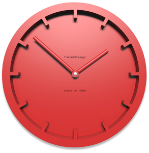 Picture of Callea design miny orologio rosso fuoco 26 da parete design moderno