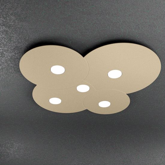 Picture of Toplight sand cloud led ceiling 5 lights gx53 modern design